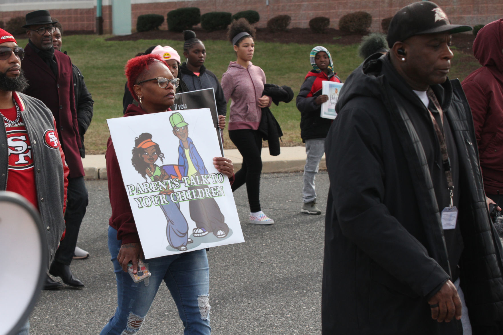Pleasantville peace march